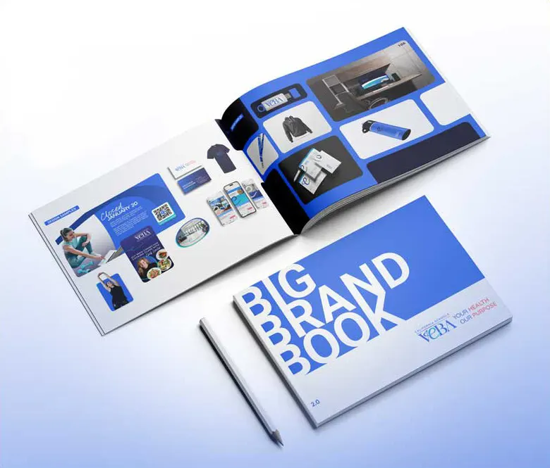 Open Big Brand Book mockup